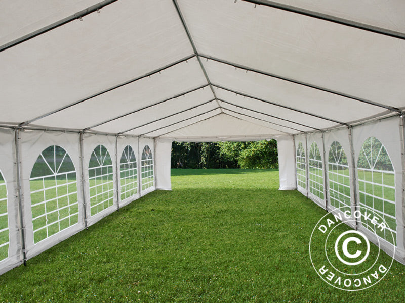 Partyzelt Exclusive 5x12m PVC 900, Weiß