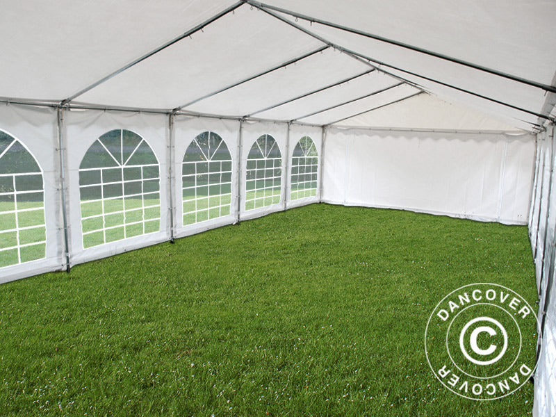 Partyzelt Exclusive 5x12m PVC 900, Weiß