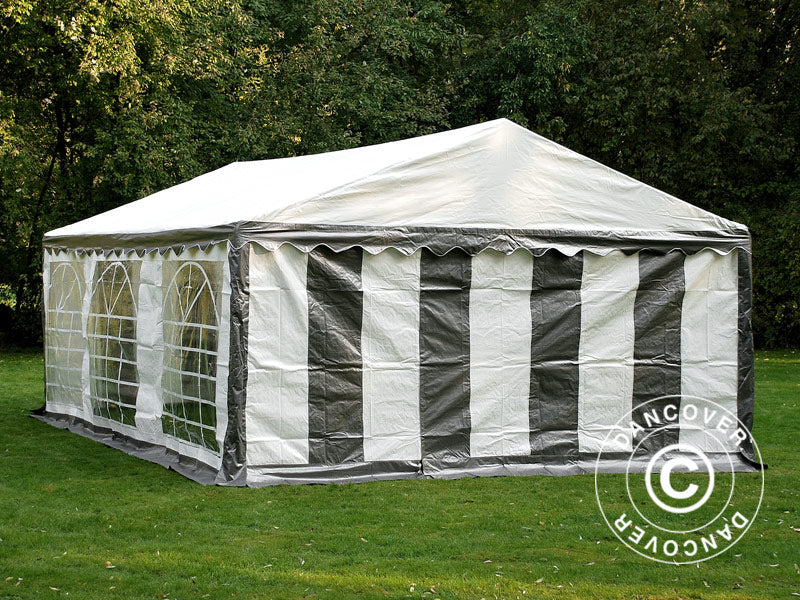 Marquee PLUS 5x6 m PE 700, Grey/White