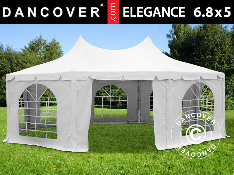 ça vous tente Tente réception Elegance PRO 6,8m PVC – Commandez maintenant