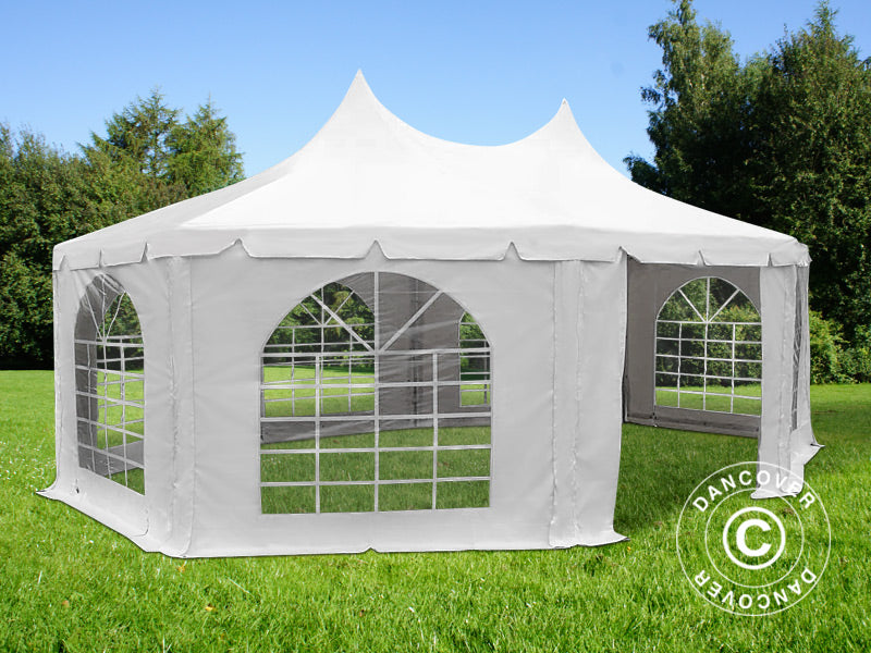 Achtkantiges Partyzelt Elegance PRO 6,8x5m, PVC