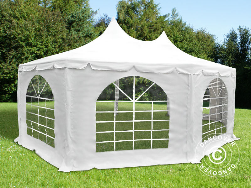 Achtkantiges Partyzelt Elegance PRO 6,8x5m, PVC