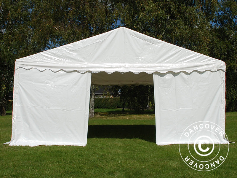 Partyzelt Original 5x6m PVC 900, Weiß