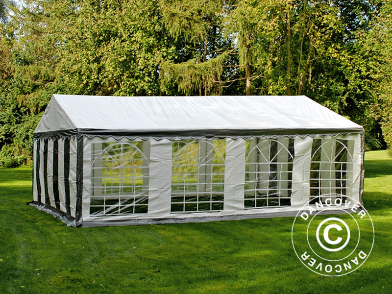 Marquee PLUS 5x8 m PE 700, Grey/White