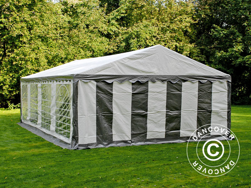 Marquee PLUS 5x8 m PE 700, Grey/White