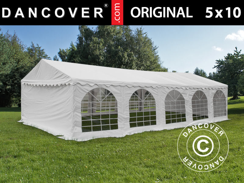 party tent 5x10 Bioklimatisk Partytent 5x10m White Dancover – Order now