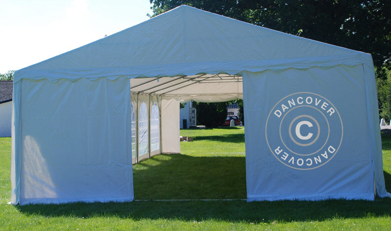 Tendone per feste, Exclusive CombiTents® 900 6x10m, 3 in 1, Bianco
