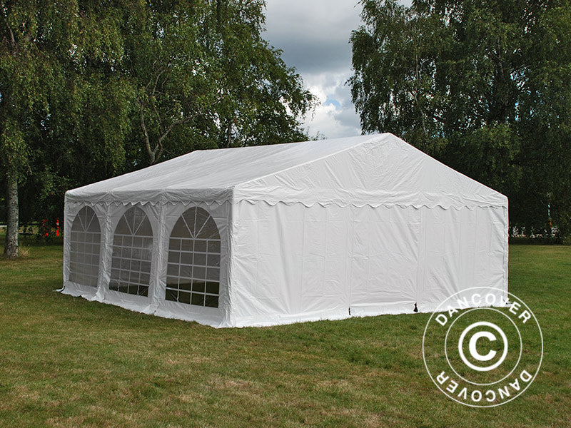Partyzelt Original 6x6m PVC 900, Weiß