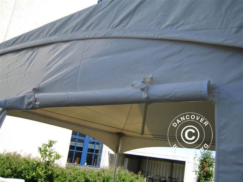 Pagoden-Partyzelt PartyZone 5x5m, PVC, weiß