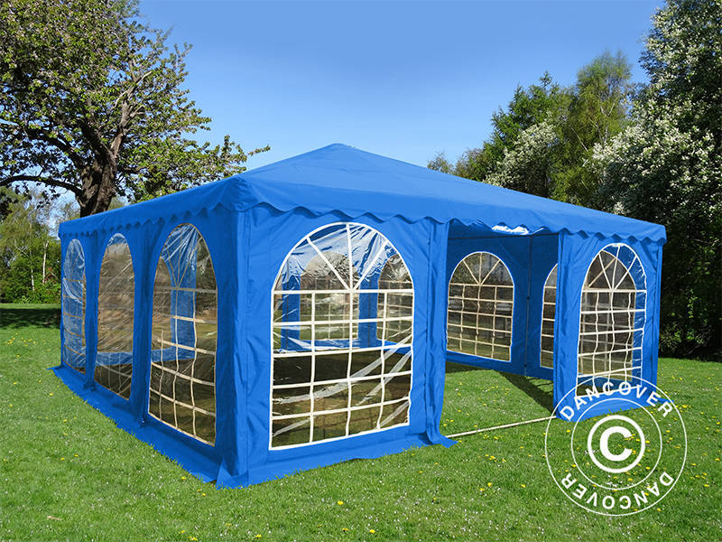 Partyzelt Pagoda UNICO 6x6m, Blau