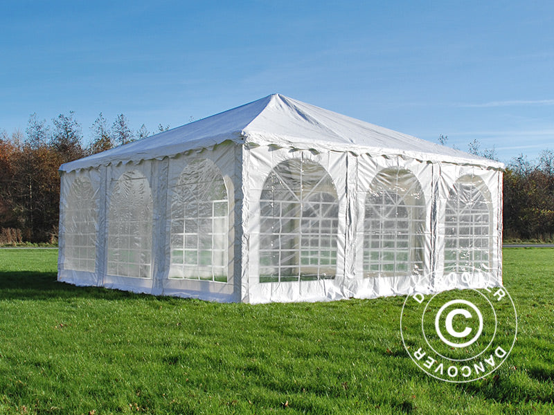 Pagoda Marquee Exclusive 6x6 m PVC, White
