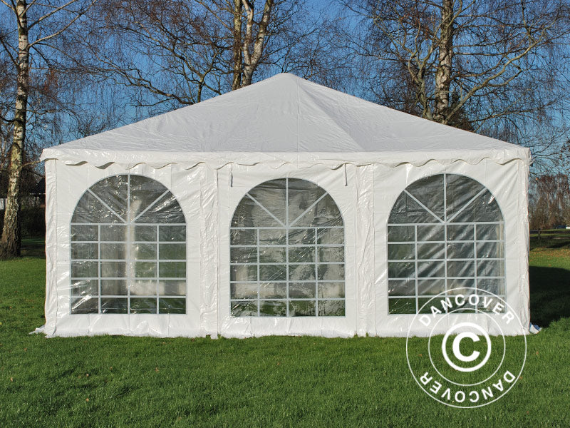 Pagodenzelt Exclusive 6x6m PVC, Weiß