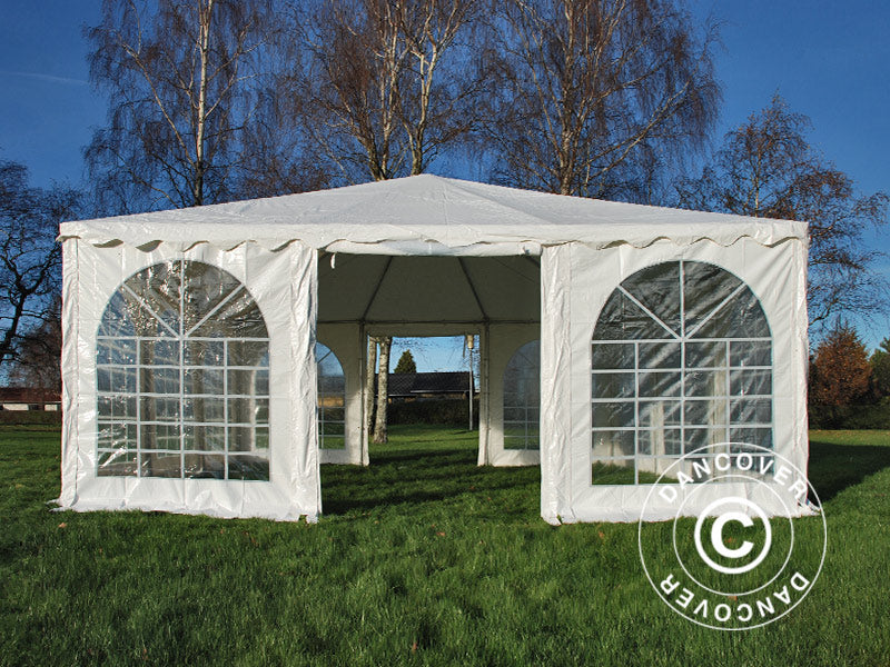 Pagoda Pasākumu Telt Exclusive 7x7m PVC, Balts