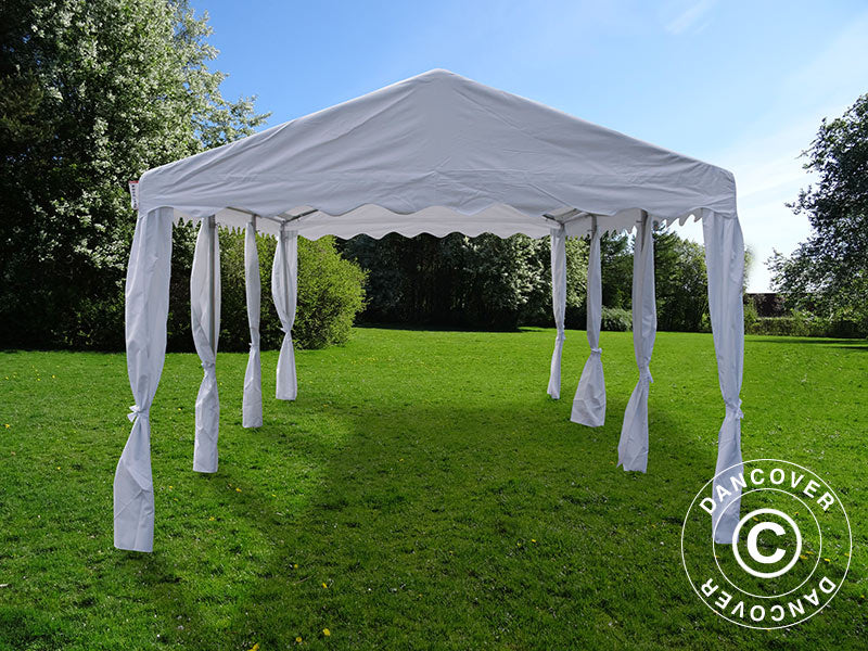 Tente de réception UNICO 3x6m, Blanc