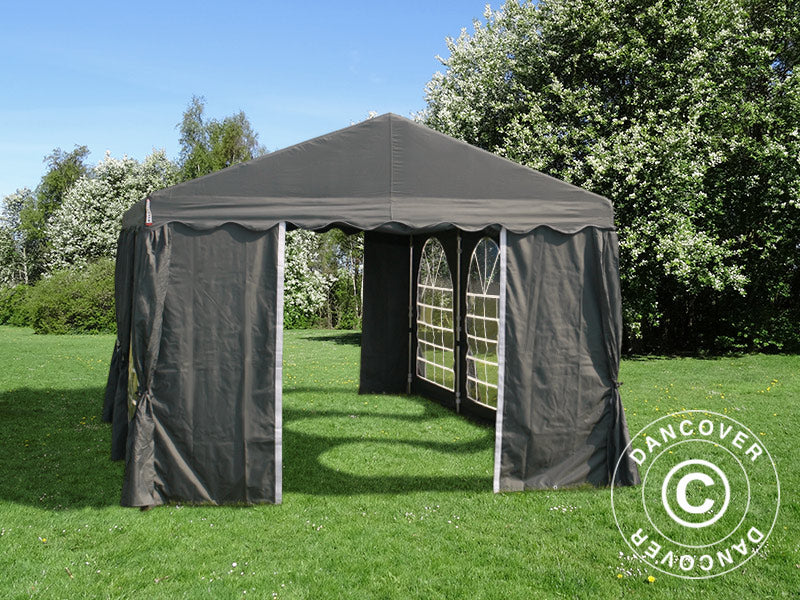 Partytent UNICO 3x6m, Donkergrij