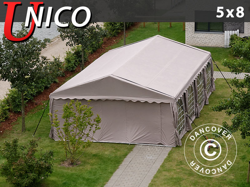 Partyzelt UNICO 5x8m PVC - Partyzelt PVC kaufen
