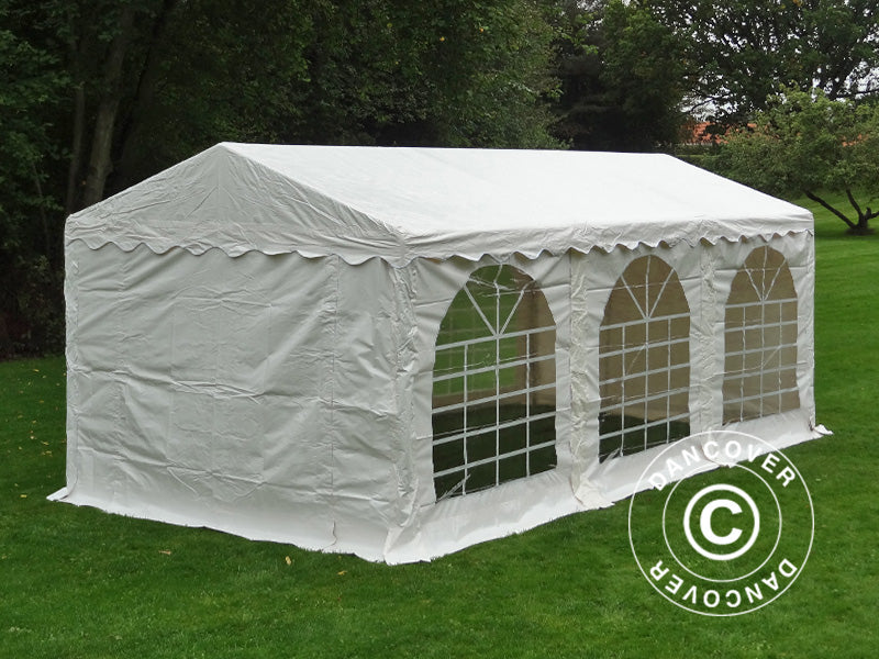 Šventinė palapinė SEMI PRO Plus 3x6 m PVC 900, Balta