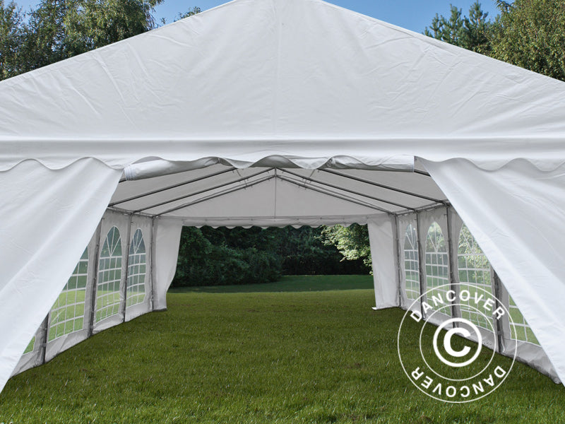 Tendone per feste Original 4x10m PVC 900, Bianco
