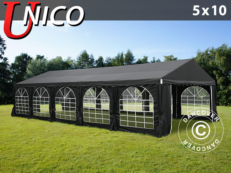 Marquee UNICO 5x10 m, Black
