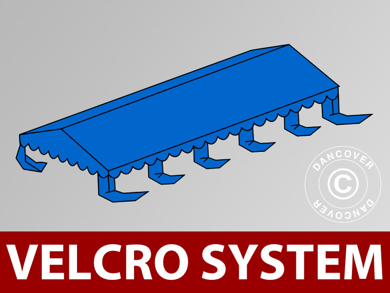 Copertura per il tetto del Tendone per Feste UNICO, PVC/Poliestere, 5x10m, Blu