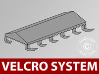 Roof cover for Marquee UNICO, PVC/Polyester, 5x10 m, Dark Grey