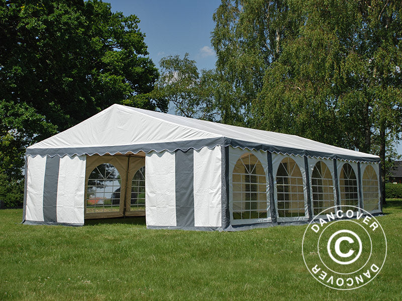 Marquee Exclusive 6x10 m PVC 900, Grey/White
