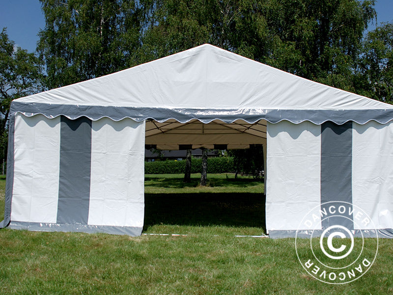 Marquee Exclusive 6x10 m PVC 900, Grey/White