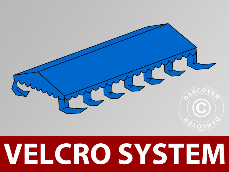 Jumta segums priekš UNICO Pasākumu telts, PVC/Poliesters, 6x12m, Zils