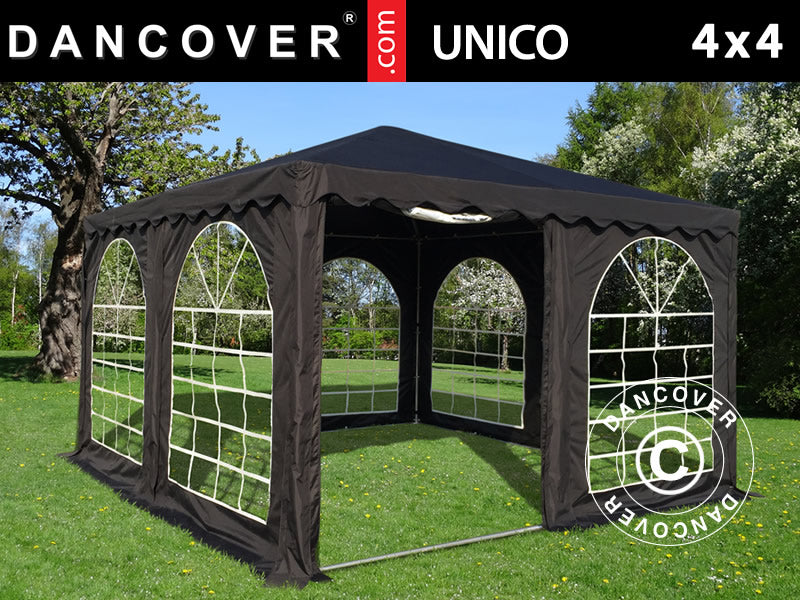 Pagoda Marquee UNICO 4x4 m, Black