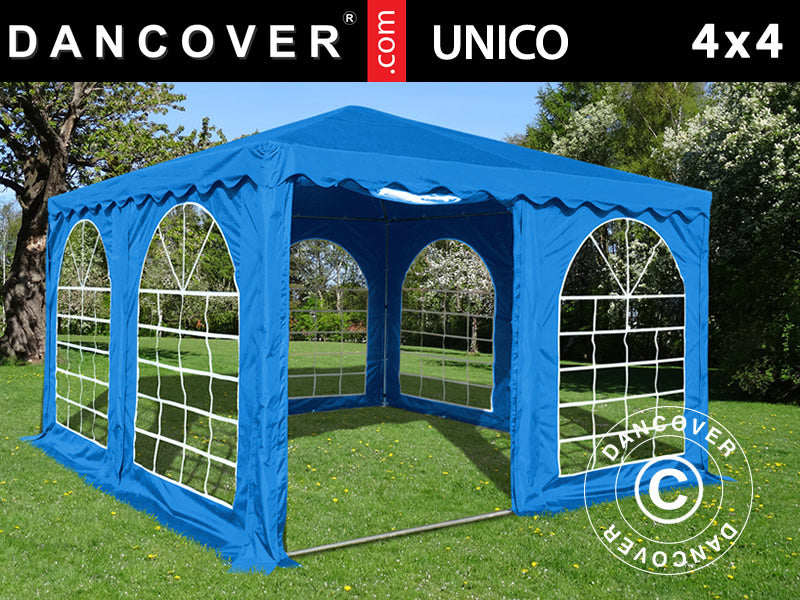 Pagoda Marquee UNICO 4x4 m, Blue