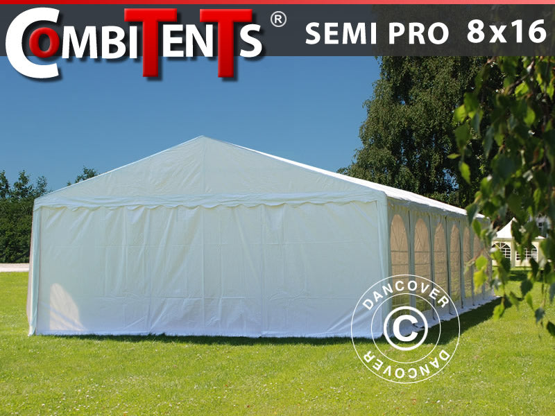 Marquee, SEMI PRO Plus CombiTents® 900 8x16 (2.6) m, 6-in-1, White