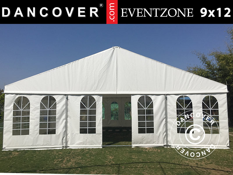 marquee zelt Dancover Professional Marquee 9x12m White PVC – Order now