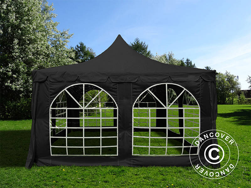 Marquee Pagoda 4x4 m, Black