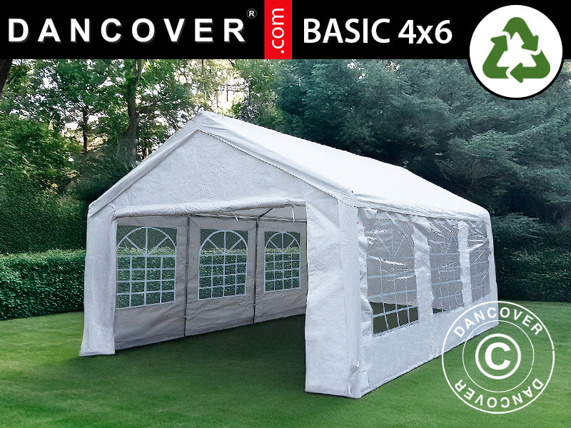 Marquee Basic 4x6 m PE 500, White