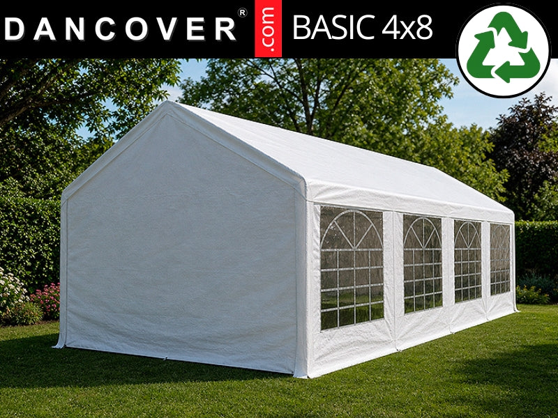 zelt 4x8 gebraucht Partyzelt Basic 4x8m PE 500 Weiß – Jetzt kaufen bei Dancover