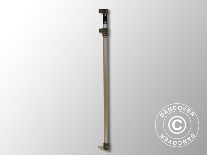 Komplette Eckstange 1,77/2,37m, Grau