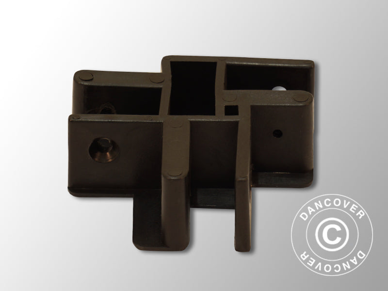 3-suuntainen liitin ristitangolle, Musta