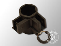 Montagem para perna de canto, Preto