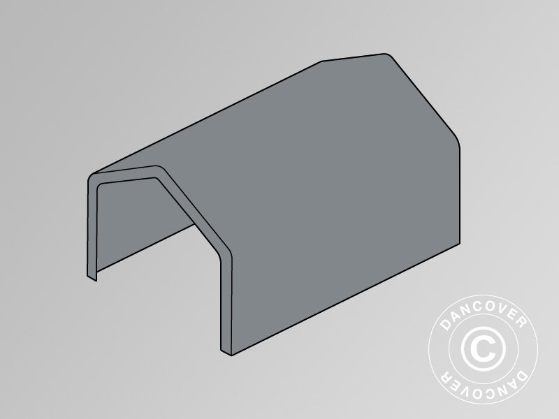 Roof cover for Storage Shelter PRO 3x6 m PVC, Grey