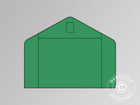 End wall/door for storage shelter PRO 4x6 m, 4x8 m, 4x10 m and 4x12 m PVC, Green