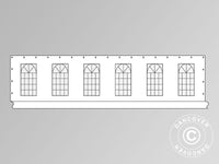 Külgsein aknaga peotelgile PLUS 12m, Valge