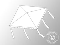 Dachplane für Pagoda Exclusive 5x5m, PVC, Weiß