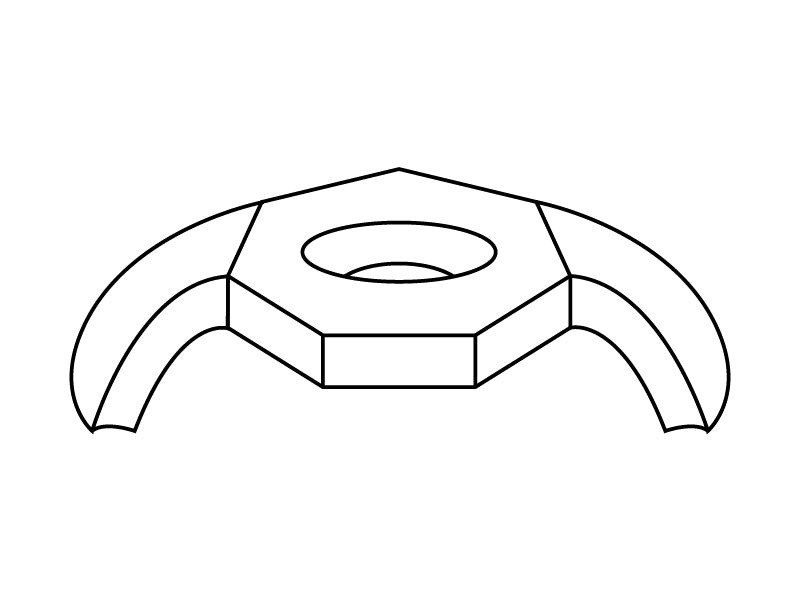 Tasche mit Flügelmuttern & Schrauben