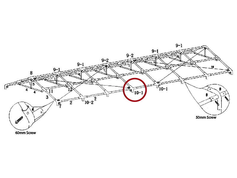 4-virzienu savienojums, Ø42+Ø54mm, 110°