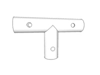 3-Wege-Verbinder, Ø42-54mm