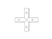 4-ways connector, Ø42-54 mm