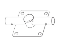 2-Wege-Verbinder mit Fuß