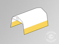 Roof cover for storage tent/work tent PRO 3.6x6 m, PVC, White/Yellow