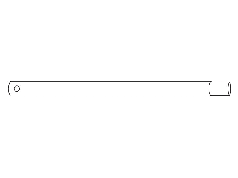 Seitenstange für Lagerzelt PRO der Serie 3,77m