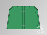 Endwall/door for double garage 5.4x6 m PVC, Green